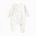 thumbnail image 1 of larppty Baby Girl Boy Romper Side Snap Kimono Japanese Cotton Newborn Outfit(Dark Blue), 1 of 3