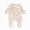 thumbnail image 1 of larppty Baby Girl Boy Romper Side Snap Kimono Japanese Newborn Outfit Newborn-6M, 1 of 3