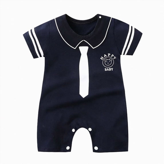 larppty Baby Girl Summer Bodysuit Cotton Baby Boys Romper Short Sleeve Baby Jumpsuit with Snap Cozy Baby Bodysuit for Boys