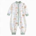 thumbnail image 1 of larppty Baby Sleep Sack with Legs Infant Sleepsuit Newborn Long Sleeve Wearable Blanket for Boys Girls, 1 of 6