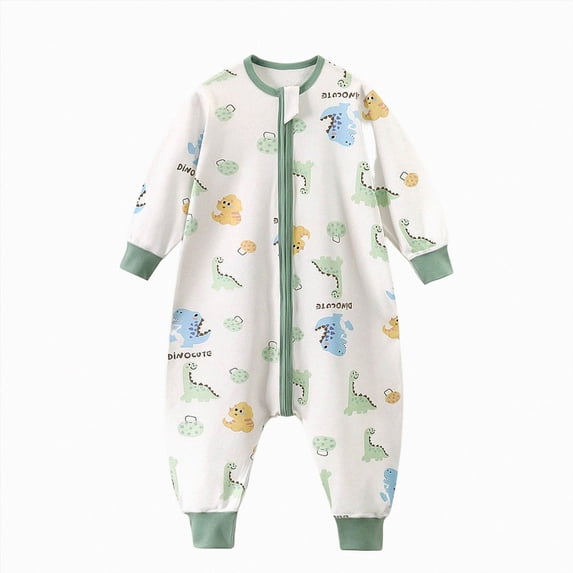 larppty Baby Sleep Sack with Legs Infant Sleepsuit Newborn Long Sleeve Wearable Blanket for Boys Girls