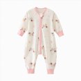 thumbnail image 1 of larppty Baby Sleep Sack with Legs Infant Sleepsuit Newborn Long Sleeve Wearable Blanket for Boys Girls, 1 of 4