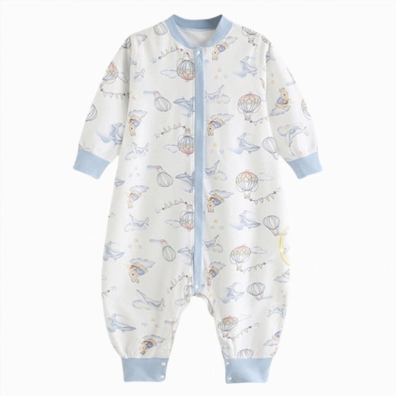 larppty Baby Sleep Sack with Legs Infant Sleepsuit Newborn Long Sleeve Wearable Blanket for Boys Girls