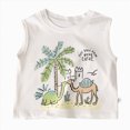 thumbnail image 1 of larppty Baby & Toddler Boy Tank Top - Kid's Sleeveless Muscle Tank(4-5 Years,White), 1 of 4