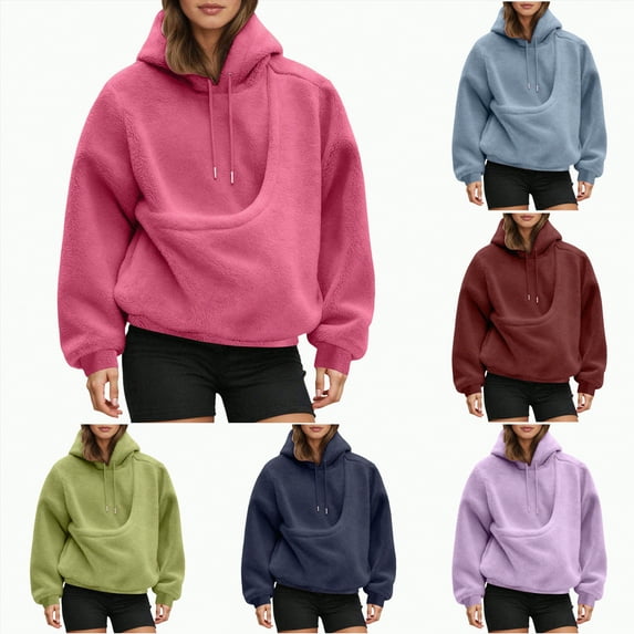 larppty Cat Pouch Hoodie for Women Dog Pouch Sweatshirts Pet Carrier with Big Pocket Pullover Animal Holder Drawstring Long Sleeve Tops (Light Blue, XL)