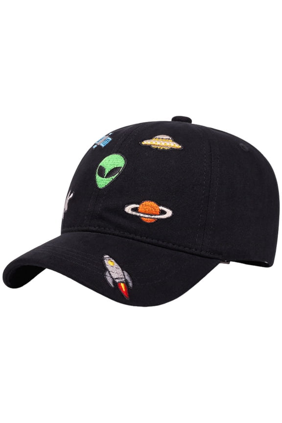 Dinosaur Boys Girls Caps Embroidery Baby Baseball Caps Cotton Toddler Kids Hat Spring Summer Autumn, Black, for kids One Size