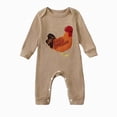 thumbnail image 1 of larppty Halloween Baby Boy Girl Outfit Pumpkin Long Sleeve Onesie Romper Jumpsuit Halloween Clothes Girl Boy, 1 of 8