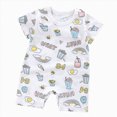 thumbnail image 1 of larppty Newborn Romper Baby Boy Summer Baby Boys Girls Bodysuit Funny Newborn Romper Short Sleeve Infant Neutral Outfits, 1 of 4