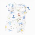 thumbnail image 1 of larppty Newborn Romper Baby Boy Summer Baby Boys Girls Bodysuit Funny Newborn Romper Short Sleeve Infant Neutral Outfits, 1 of 4
