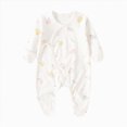 thumbnail image 1 of larppty Newborn Unisex Bear Onesie, Babyboys & Babygirls Long Sleeve Warm Clothes,Ribbed Cuffs, 1 of 3