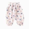 thumbnail image 1 of larppty Toddler Girls Long Harem Pants Baby Baggy Trousers Bloomers, 1 of 4