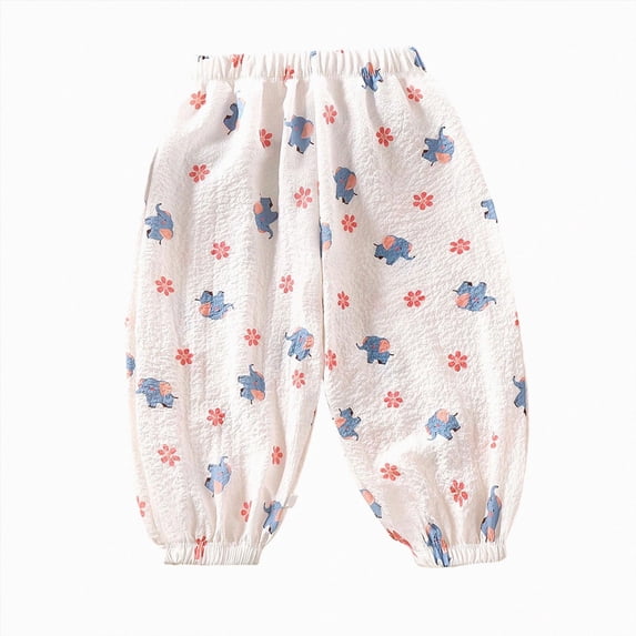 larppty Toddler Girls Long Harem Pants Baby Baggy Trousers Bloomers