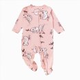 thumbnail image 1 of larppty Unisex Baby Sleep and Play Little Soft Baby Footie Pajamas, Baby Clothes, Newborn Sleepers, 0-24 Months (Pink), 1 of 3