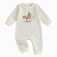 thumbnail image 1 of larppty Western Baby Boy Clothes Infant Cowboy Mallard Duck Romper Rodeo Country Hunting Jumpsuit Fall Winter Outfit, 1 of 7