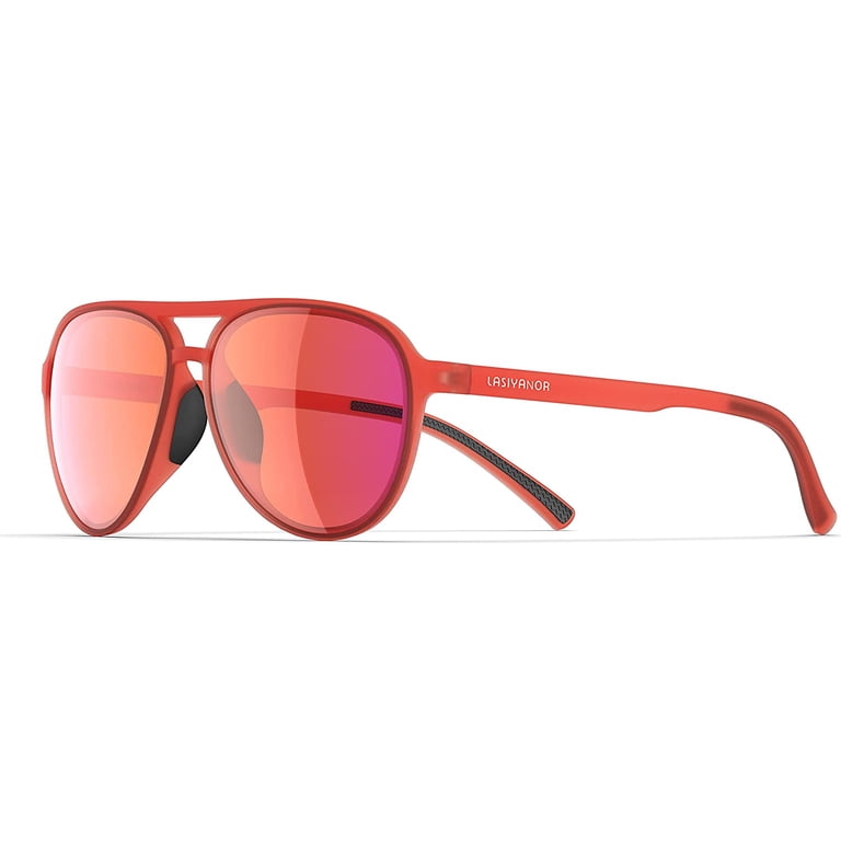 Polarized Aviator Sunglasses UV400 Protection TR90 Frame Xagger Oversized Wrap Around Sport Polarized Sunglasses for  main image 2