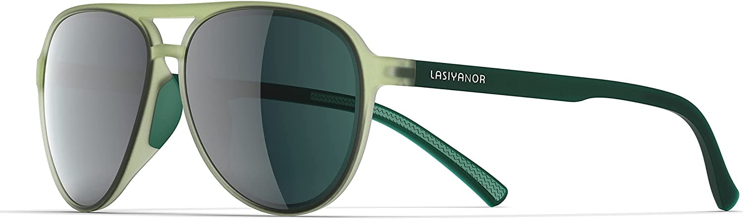 Lasiyanor Occhiali Da Sole Sportivi Polarizzati Leggeri TAC, TR90, Aste - Foto 13