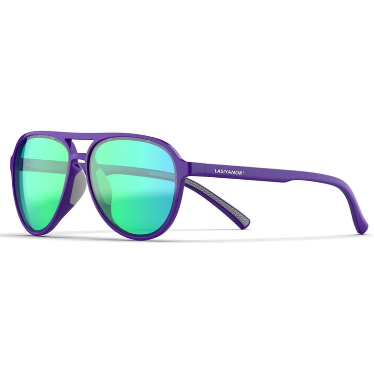 Lasiyanor Classic TAC Polarised UV 400 Sunglasses, Retro
