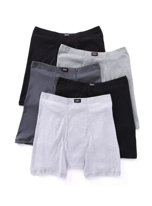 lassics Mens Dyed Boxer Briefs with ComfortSoft and reg Waistband 5-Pack-769CP5