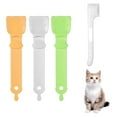 lasuroa 3pcs Cat Strip Feeders with 1pc Can Spoon, Cute Cat Strip
