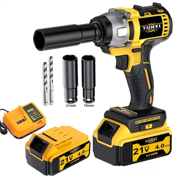 The latest 2026 model 21V cordless lithium-ion drill-style impact driver, complete with a rechargeable lithium-ion battery, tool case, charger, socket set, and a full set of accessories.