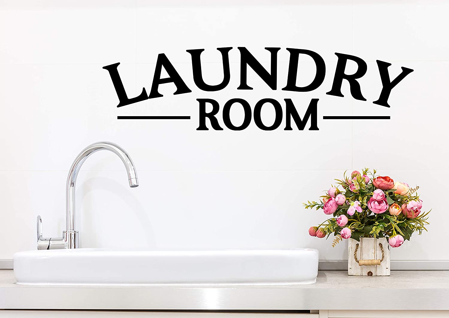 Laundry Room Decal Laundry Vinyl Wall Decal Laundry Room Door Decal