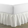 thumbnail image 1 of Laura Ashley  White Cotton Ruffled 15-inch Drop Bedskirt, 1 of 3