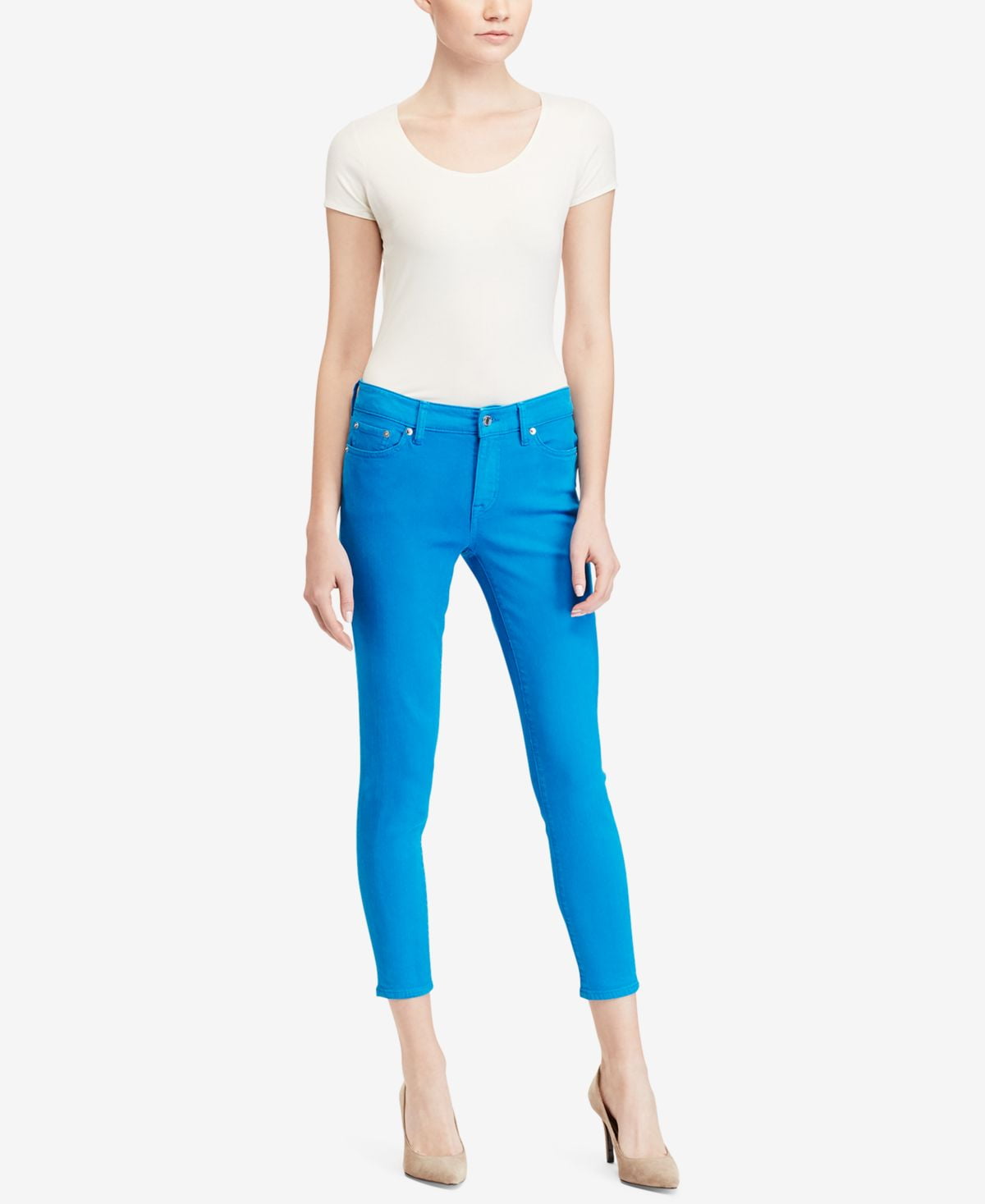 Ralph lauren premier skinny cropped jeans discount