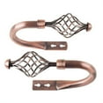 thumbnail image 1 of Lavish Home 63-19122A-C Twisted Holdback Pair - Copper, 1 of 3