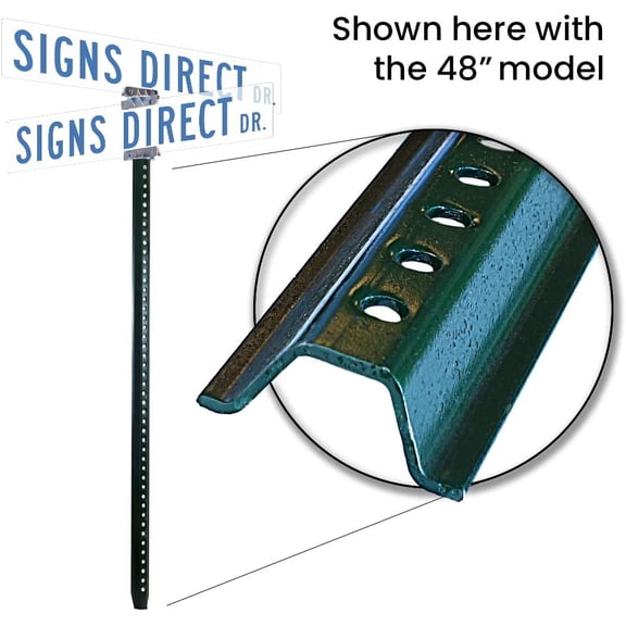 lb - 4 foot long green posts