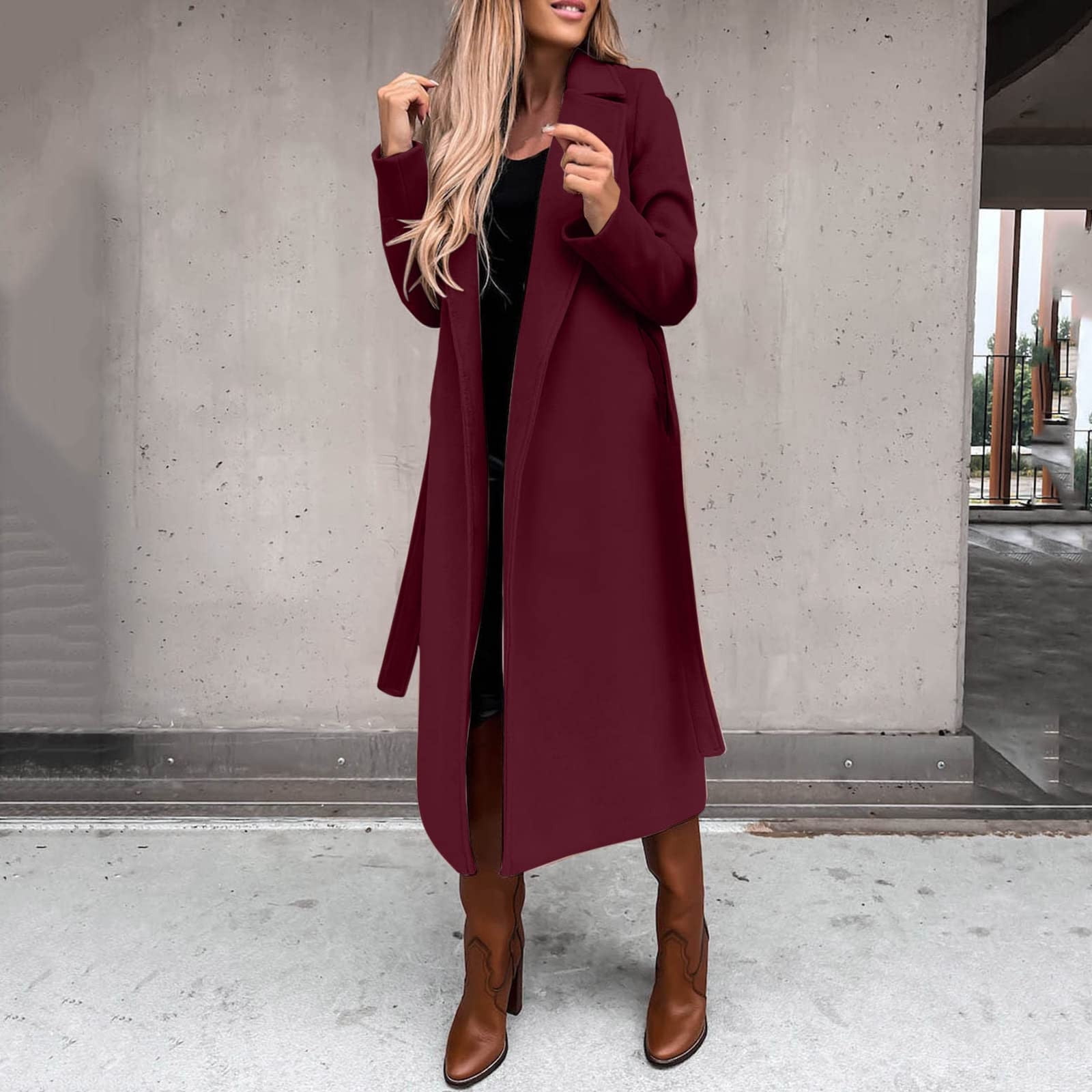 lcziwo 2024 Trench Coat for Women Clearance,Women Trench