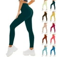 thumbnail image 1 of lcziwo Butt Lifting Leggings for Women Gym Seamless Workout Compression Leggings Solid Casual High Waisted Tummy Control Yoga Pants Light Blue XL, Todays Sale, 1 of 6