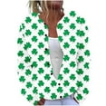 thumbnail image 1 of lcziwo Cardigan Sweaters for Women Cute St Patrick's Day Cardigans Plus Size Comfy Long Sleeve Button Down Jackets Open Front Thin Holiday Sweater Holiday Deals,Mint Green,XL, 1 of 5