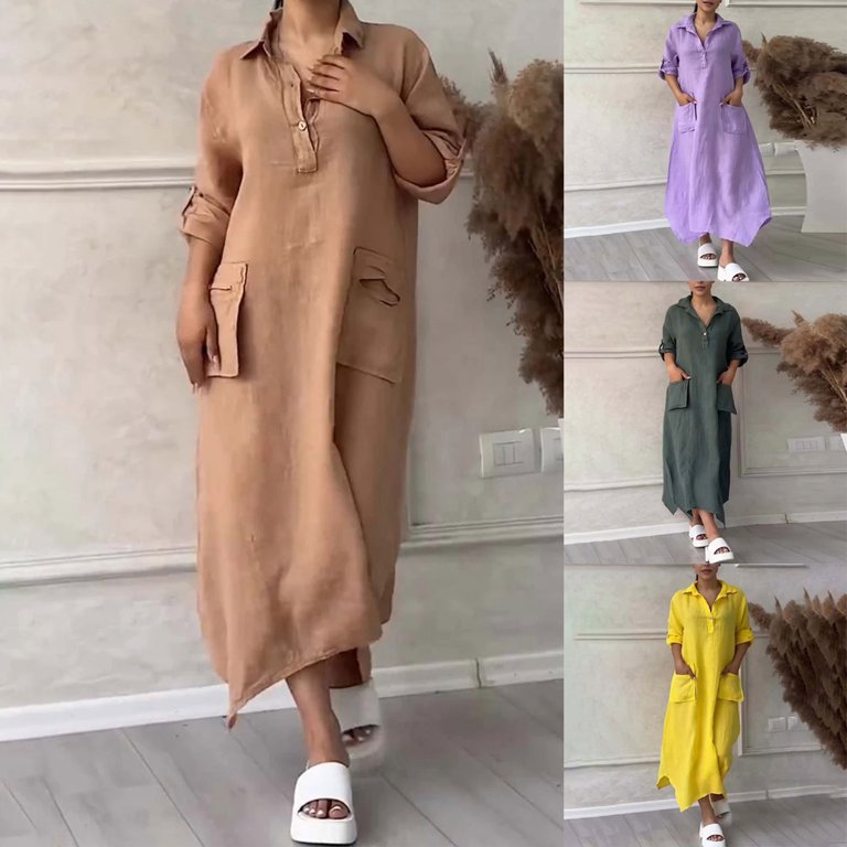 cotton hawaiian dresses for women Flowy Rayon Hawaiian Maxi Dress: Tropical Leaf Print Resortwear Plus Size  Avaialble