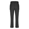 thumbnail image 1 of lcziwo Men's Cargo Work Pants Comfy Stretch Pants Big and Tall Hiking Fishing Pants Outdoor Waterproof Trousers Zipper Baggy Cargo Pants Black,L, 1 of 6