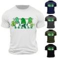 thumbnail image 1 of lcziwo Mens St Patricks Day T Shirts Funny and Cute Gnome Graphic Tees 2025 Spring Summer Casual Crew Neck Short Sleeve Blouses Weekly Deals,Black,XXL, 1 of 6