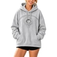 thumbnail image 1 of lcziwo Pet Pouch Hoodie for Cats Women Hoodies Oversized Dog Carrier Hooded Sweatshirt with Carrying Pockets 2026 Gray,XL, 1 of 9