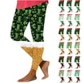 thumbnail image 1 of lcziwo Sales Today, St Patricks Day Leggings for Women Casual Stretchy High Waisted Yoga Pants Funny Shamrock Print Running Leggings Full Length Tight Trousers Green S, 1 of 8