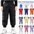 thumbnail image 1 of lcziwo Snow Pants for Boys Girls Winter Windproof Insulated Thick Padded Ski Pants Elastic Waist Snowboard Snowpants, 1 of 8