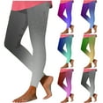 thumbnail image 1 of lcziwo Women's Gradient Print Leggings Casual High Waisted Full Length Yoga Pants Stretch Fitness Running Gym Sports Tight Trousers Mint Green XL, Womens Sweaters Clearance, 1 of 5