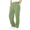 thumbnail image 1 of lcziwo Youth Boys Sweatpants Baggy Straight Leg Sweat Pants with Pockets Open Bottom Elastic Waist Drawstring Jogger Sweatpant Green,8-9Years, 1 of 9