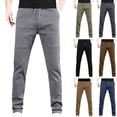 thumbnail image 1 of lcziwo Work Cargo Pants for Men Water Resistant Camping Holiday Drawstring Trousers Summer Relaxed Fit Pants Multi Pocket Blue L, 1 of 3
