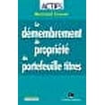 thumbnail image 1 of le demembrement de propriete du portefeuille titres, 1 of 1