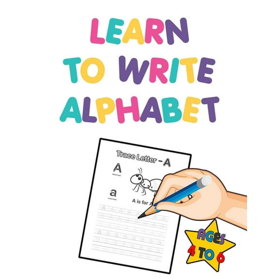 learn to write alphabet: help to write english alphabet animal for kids for 5 year old