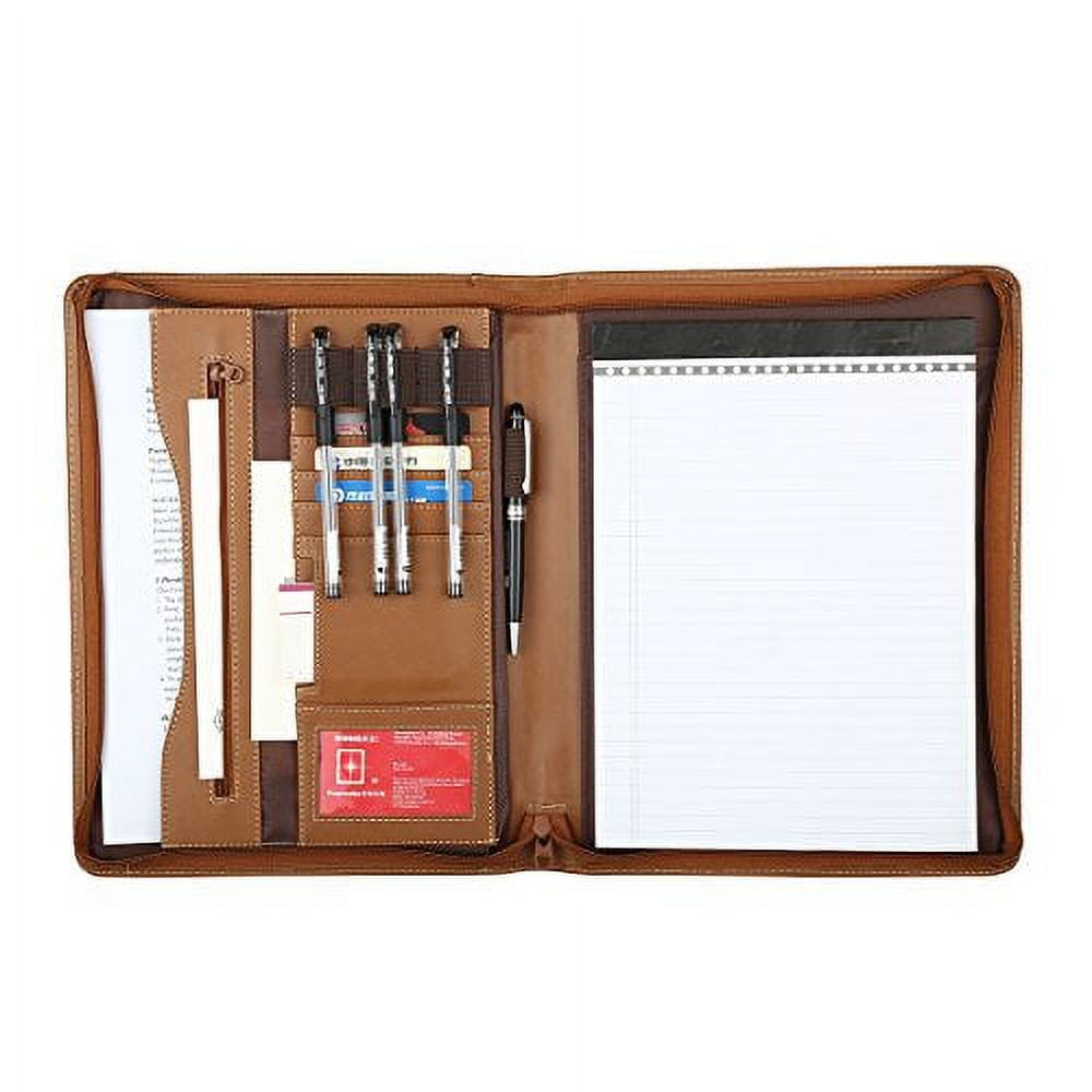  Wonderpool A4 PU Leather 4 Ring Holder Writing