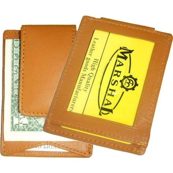 leather magnetic money clip