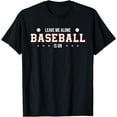 thumbnail image 1 of leave Me Alone Baseball Is On Funny Baseball Lover gift Funny Creative Graphic T-Shirt, 1 of 3