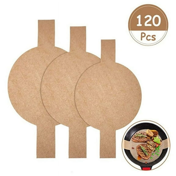leaveforme 120 Pieces Parchment Rounds Paper Cake Pan Precut Circle Liners Non-Stick Parchment Paper with Lift Tabs for Baking, (6 Inch, 8 Inch and 9 Inch)
