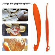 leaveforme 4Pcs Orange Peeler tools Plastic Orange Peeler Citrus Remover Easy Open Citrus Lemon Citrus Peel Cutter Vegetable Slicer Fruit Tools Kitchen Gadgets