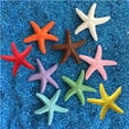 thumbnail image 1 of leaveforme 9 Pcs Resin Starfish Decor, Colorful Resin Starfish Mini Colorful Starfish Artificial Starfish Decoration for Wedding Party, Home and Crafts Project, 1 of 8