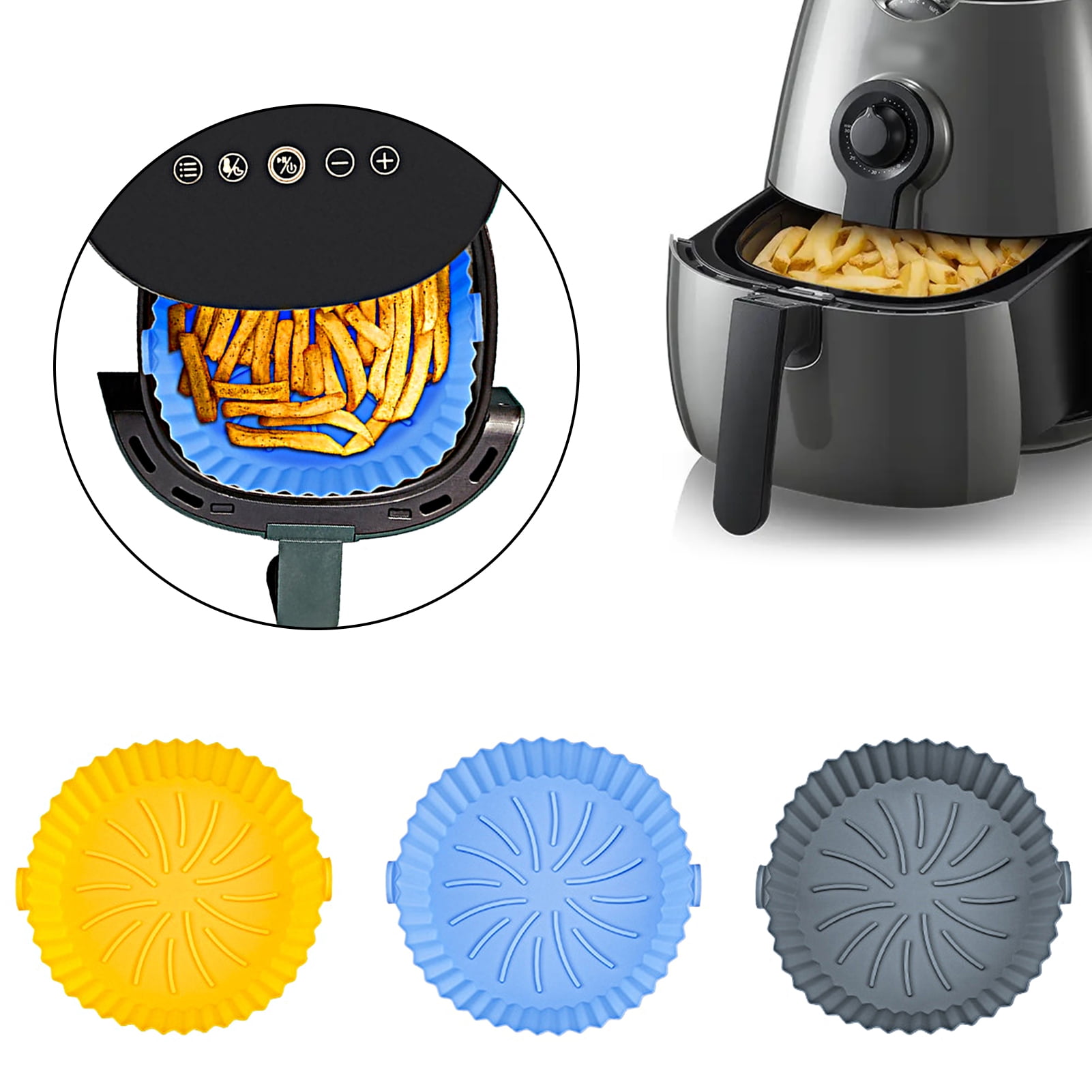 leaveforme Air Fryer Silicone Pot Food Safe Air fryers Oven